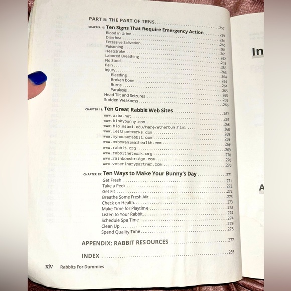 Rabbits for Dummies by Audrey Pavia and Connie Isbell - PREOWNED Book - Picture 8 of 16